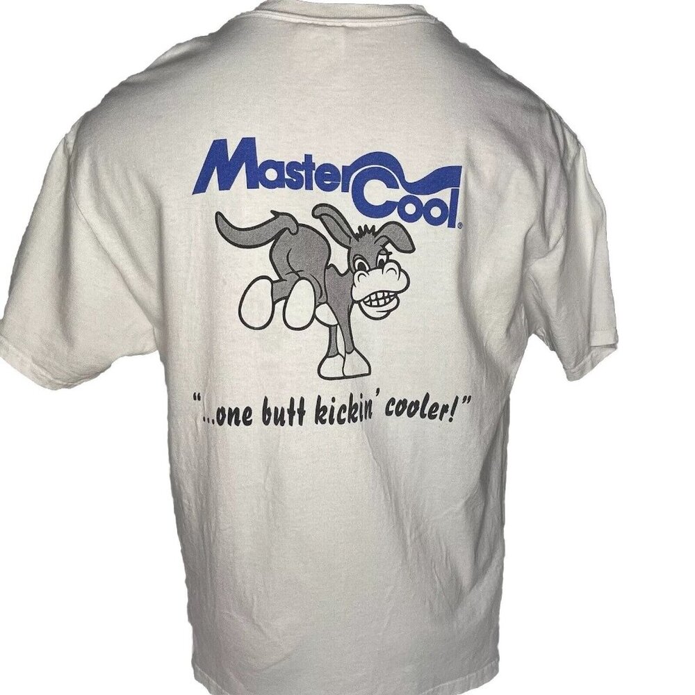 Donkey sz L One Butt Kickin Cooler Mastercool Sigler Air Conditioning T Shirt